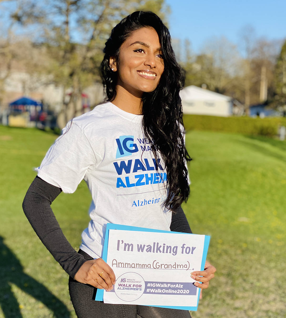 Event participants walk where they want, when they want throughout the month of May.