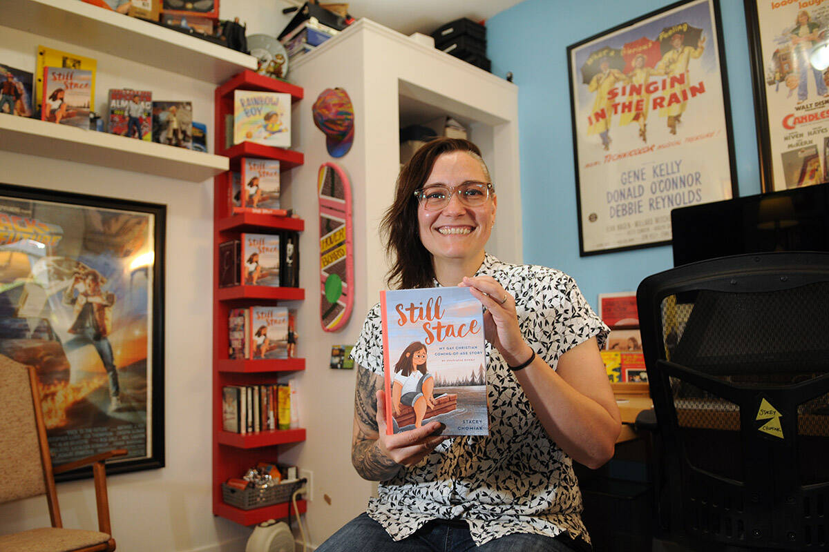 Stacey Chomiak聮s queer, illustrated, young-adult memoir 聭Still Stace: My Gay Christian Coming-of-Age Story聮 is being released on Oct. 19, 2021. (Jenna Hauck/ Chilliwack Progress)
