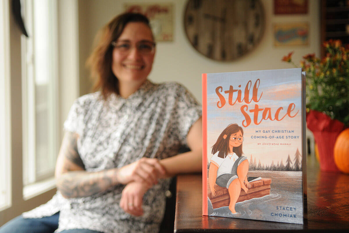 Stacey Chomiak聮s queer, illustrated, young-adult memoir 聭Still Stace: My Gay Christian Coming-of-Age Story聮 is being released on Oct. 19, 2021. (Jenna Hauck/ Chilliwack Progress)