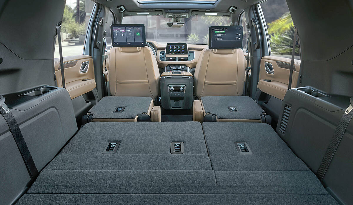 The independent rear suspension allows for a lower load floor and an air-suspension option. PHOTO: GENERAL MOTORS