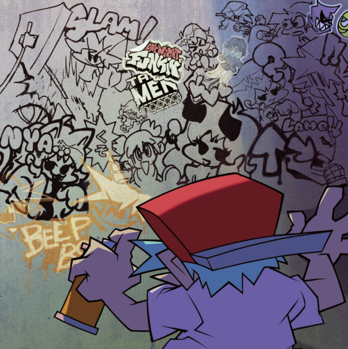 Concept art for Friday Night Funkins soundtrack by PhantomArcade and HellKat. (Photo submitted)