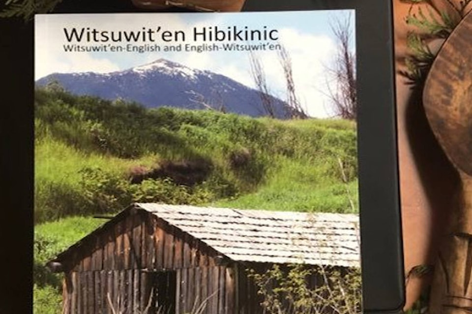 The Official Witsuwit’en-English Dictionary was released June 17. (Witsuwit’en Language and Culture Society photo).