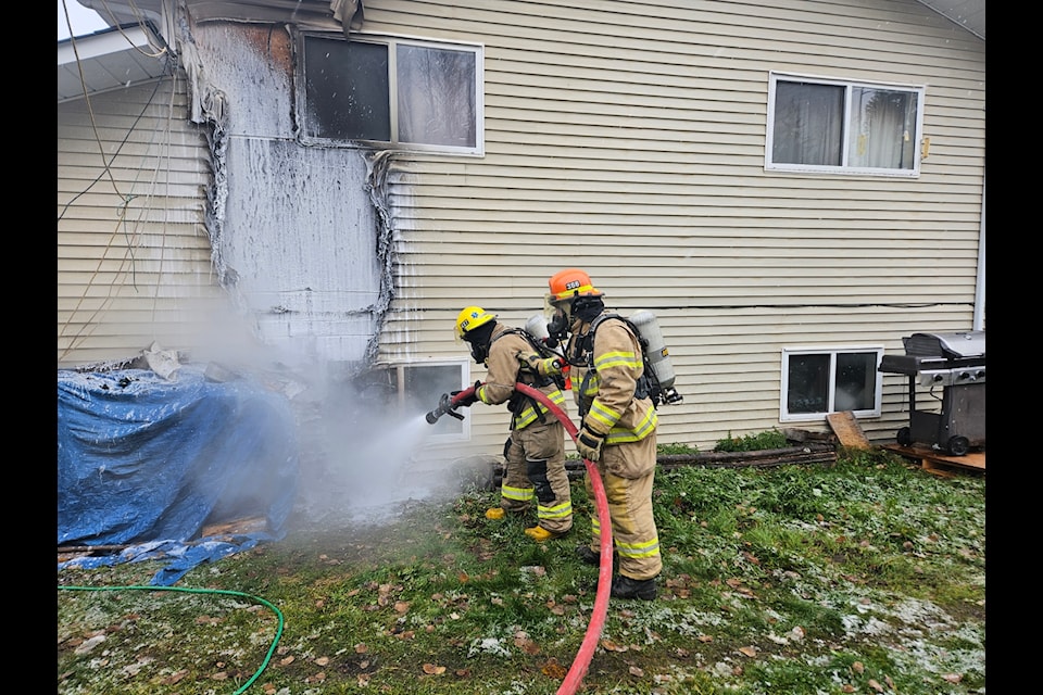  Lake fire teams responded to a structure fire that broke out on the morning of Oct.30. 