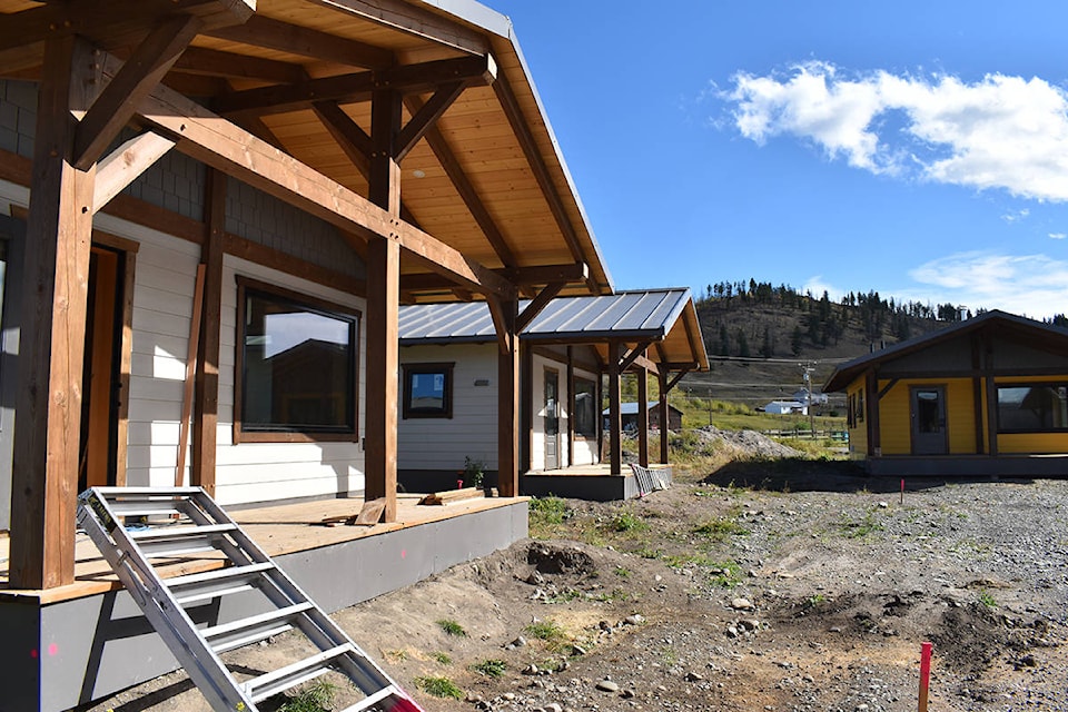 An Elders complex is nearing completion in Tl’etinqox (Anaham). Launched before the COVID-19 pandemic, the project was delayed once the disease was declared a global health crisis. (Rebecca Dyok photo)
