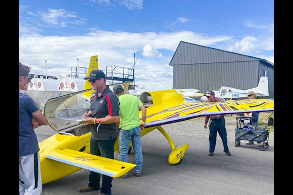 2022 Vanderhoof International Airshow, back after a COVID hiatus, drawing more than 5,000 visitors on Aug. 6. (Orlanthia Habsburg photo)