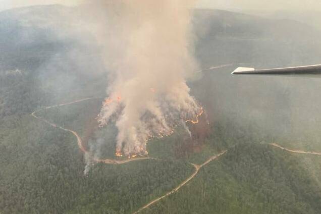 The BC Wildfire Service is responding to Powers Creek wildfire (R31228), located approximately three kilometres south of the Town of Smithers. (Photo from BC Wildfire Service’s Facebook page)