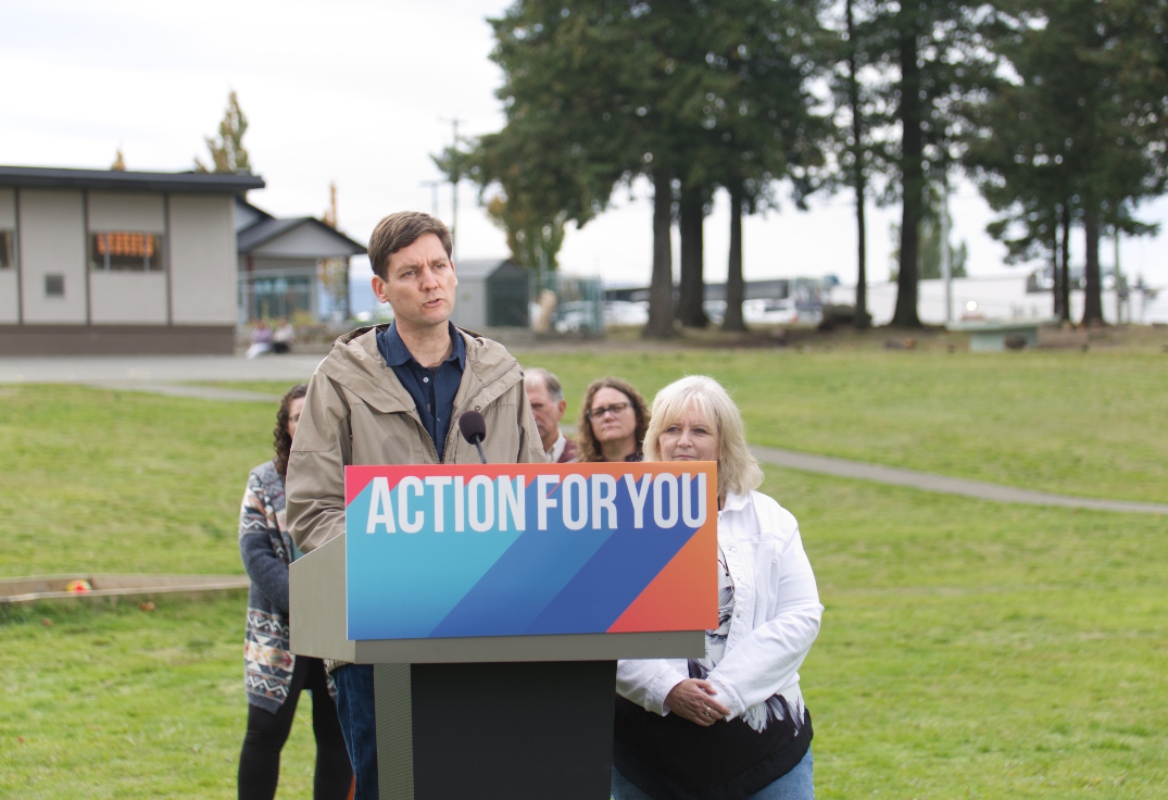 NDP Leader Eby promises new Cedar Elementary School in Campbell River