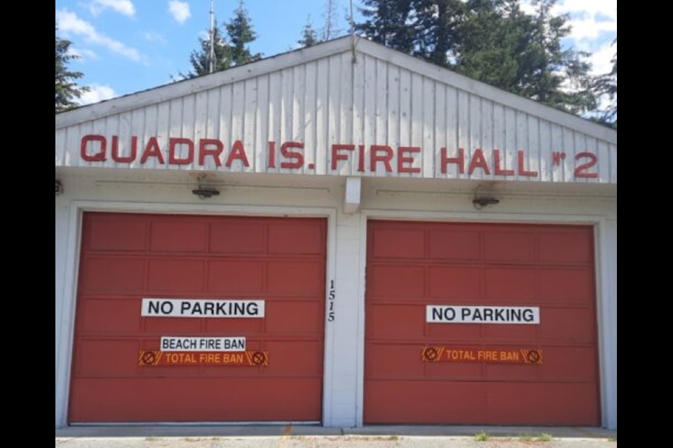 The existing Fire Hall #2 in Heriot Bay was constructed in 1970. It is now outdated and poses safety concerns, says the Quadra Island Fire Department.