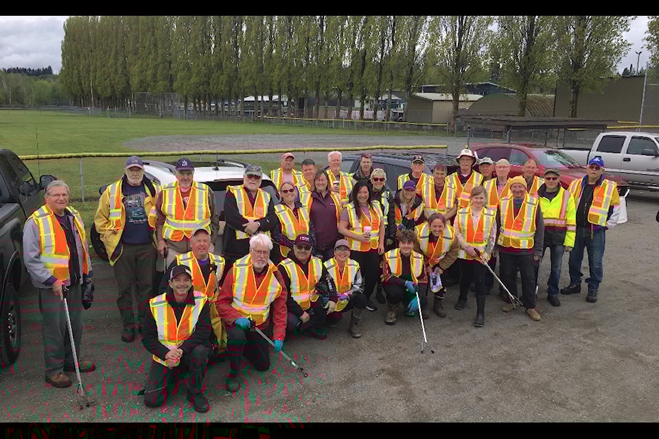 Rotarians and community members collected 5.5 tons of garbage in just one day during the 2024 cleanup. 