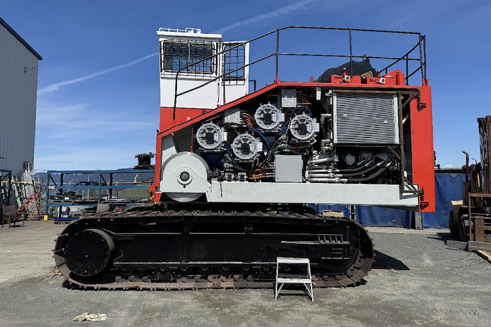 T-MAR Industries Ltd.'s hybrid-electric logging yarder.