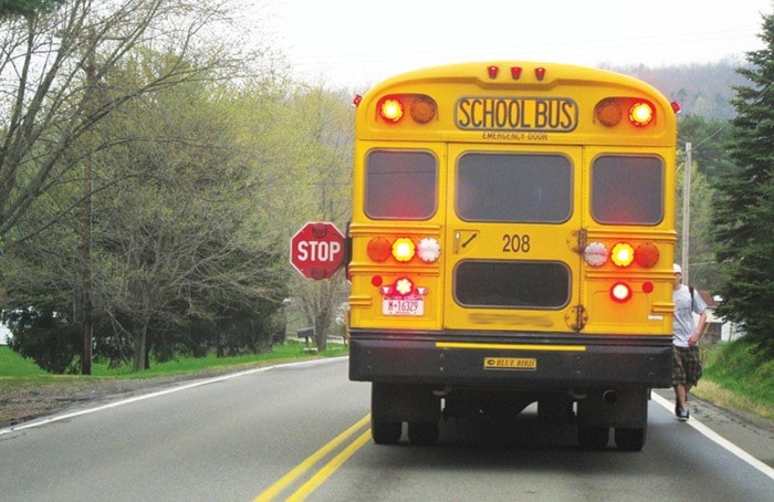 30037campbellriverSchoolBusStopped