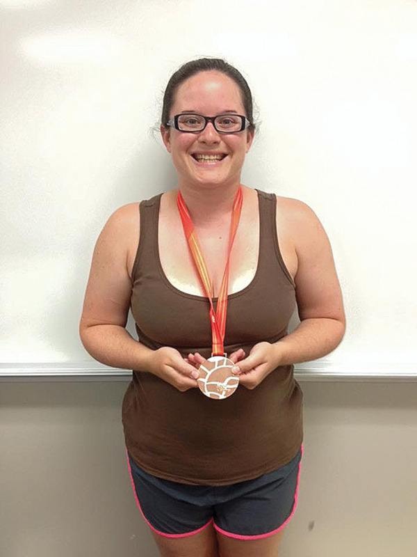 Ashley Adie brought home two bronze medals from the BC Summer Games this year.