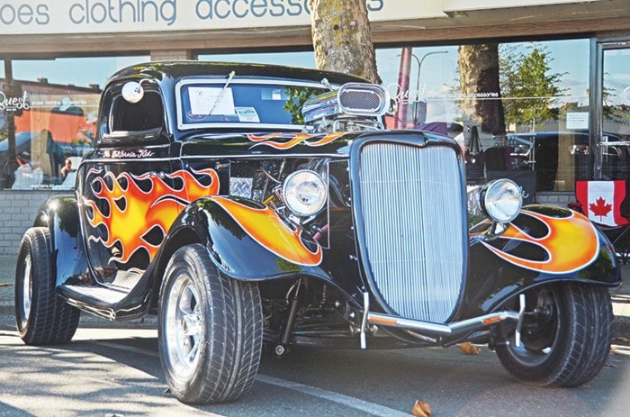 Yves Desbiens brought his 1934 Ford Coupe down from Port McNeill for the show.