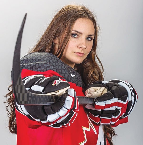 Olivia Knowles was named top defenceman in the CSSHL Prep Division.