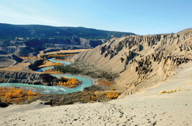 Farwell Canyon near Riske Creek, B.C. is a destination spot for tourists in the Cariboo Chilcotin. (Angie Mindus photo - Williams Lake Tribune)