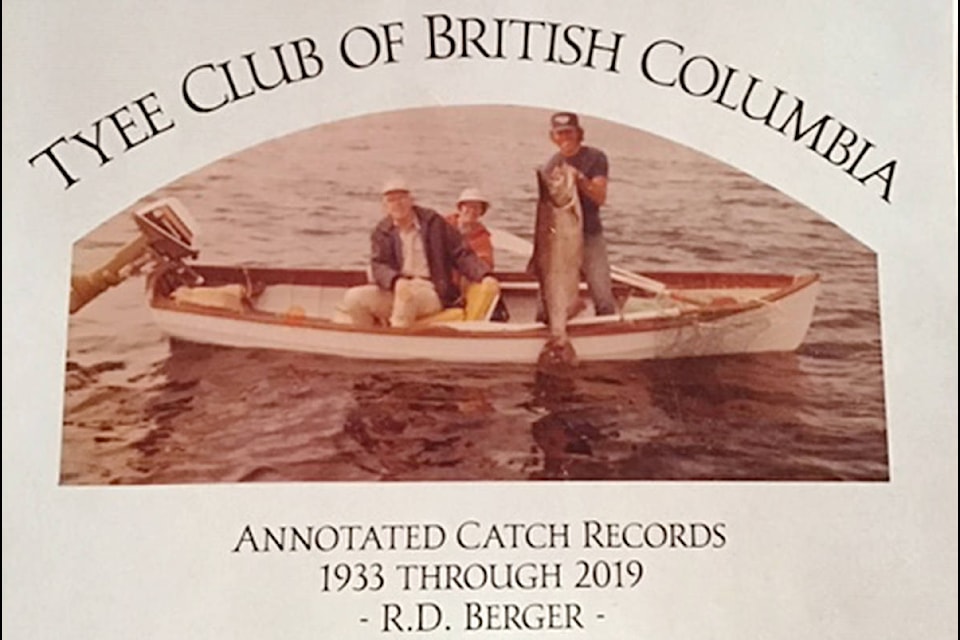 R.D. Berger has published a comprehensive look at the Tyee Club of British Columbia’s catch records from 1933-2019. Photo contributed