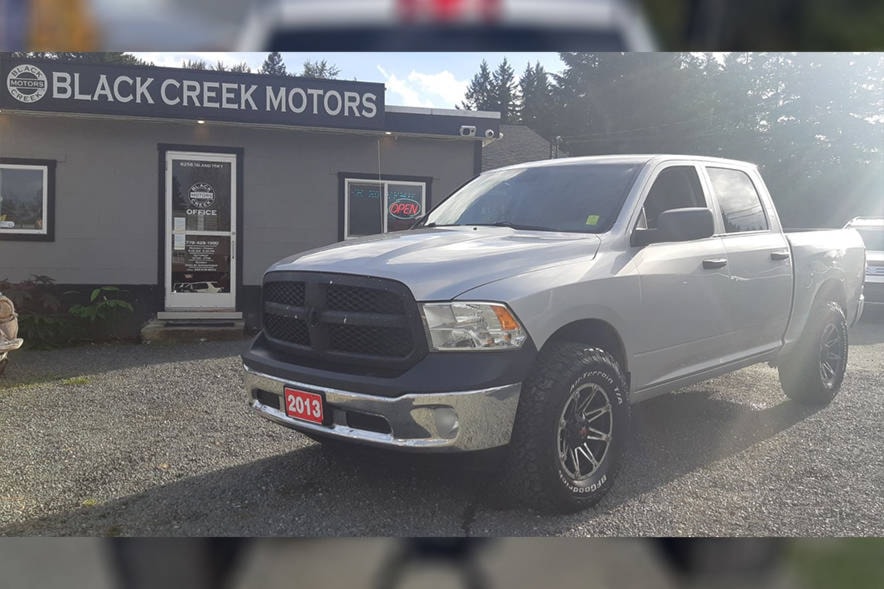 This 2013 Dodge Ram 1500 was stolen from Black Creek Motors at approximately 2 a.m. Sunday, April 11. Photos via blackcreekmotors.com