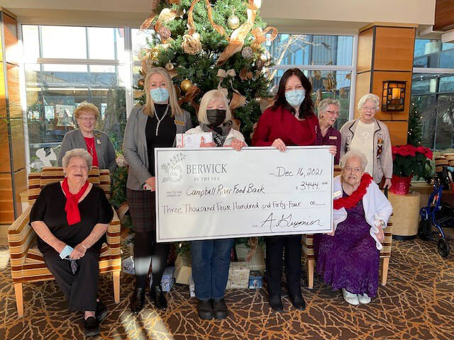 The annual Berwick by the Sea Craft & Bake Sale raised $3,444 for the Campbell River Food Bank!