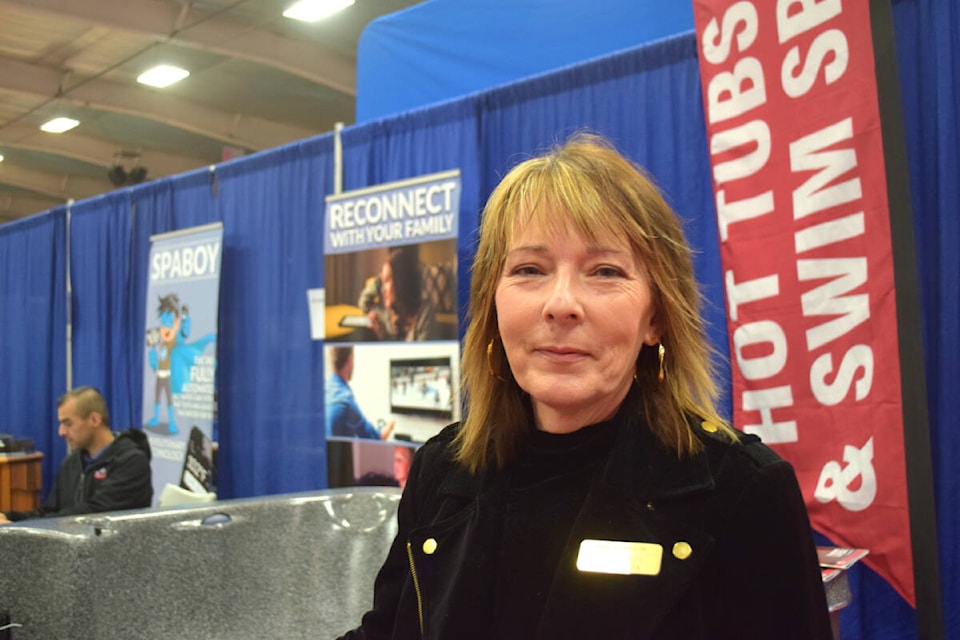 Glenda Gall has been the show manager of the Campbell River Spring Home and Wellness Show for nine years. Ronan O’Doherty photo/ Campbell River Mirror