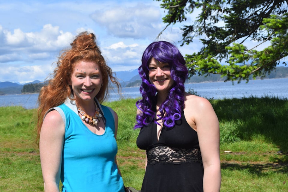 Kate Alexandra and Sarah James have been coming to Quadra Island’s May Day festival since they were kids. Ronan O’Doherty photo/ Campbell River Mirror