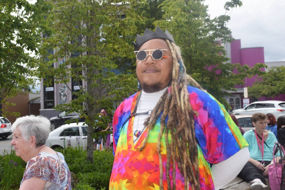 Campbell River had its pride on display at Spirit Square on Saturday, June 18. Ronan O’Doherty photo/Campbell River Mirror