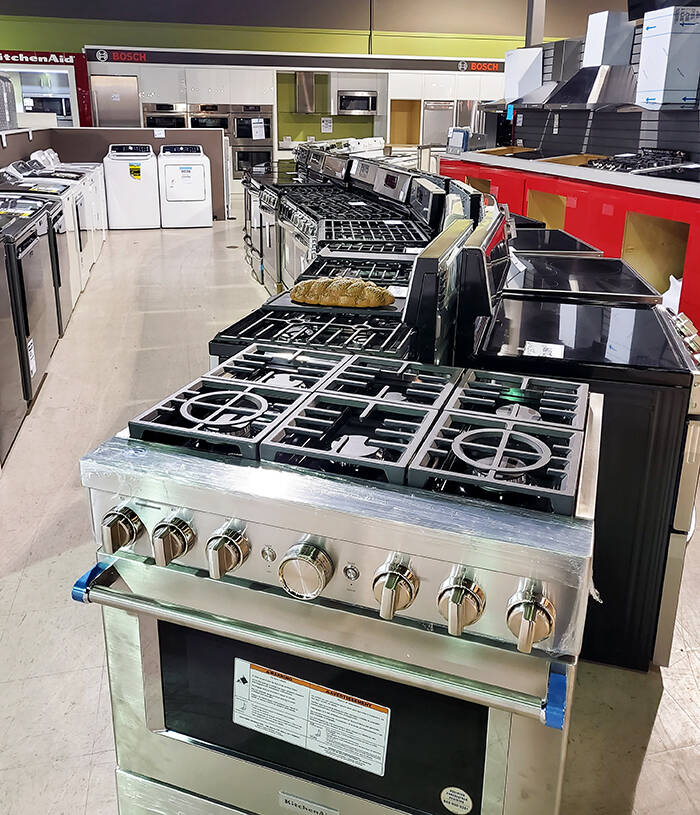 Need it today? Bring your truck! Merit Home Furniture has products in stock on demand.