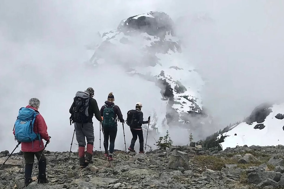 Castlecrag is one of the 20 Explorer Trips in the Comox and District Mountaineering Club Hiking Challenge. Photo supplied