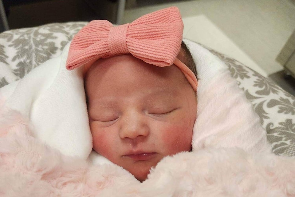 Campbell River’s New Year’s baby comes two weeks early Campbell River
