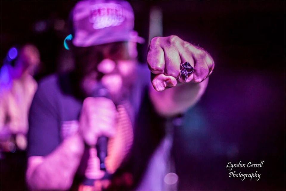 Oktiv6 is a hip-hop artist from the Comox Valley. Photo by Lyndon Cassell Photography