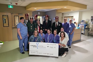 Shrine Club donates more than $7K to Campbell River hospital