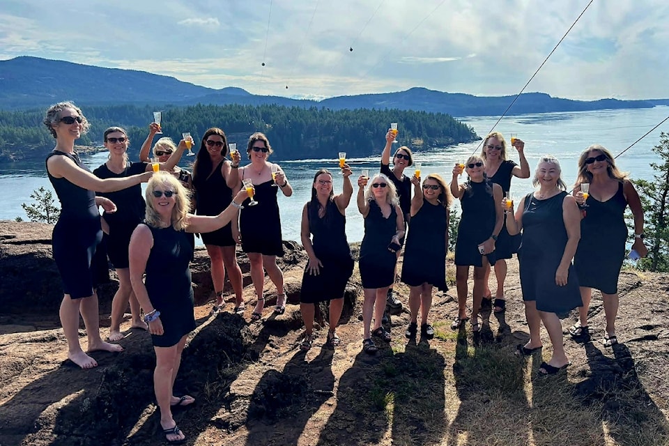 Operation Little Black Dress held its third annual fundraising hike on July 20, raising $1,465 this year for Campbell River Search and Rescue Society. 