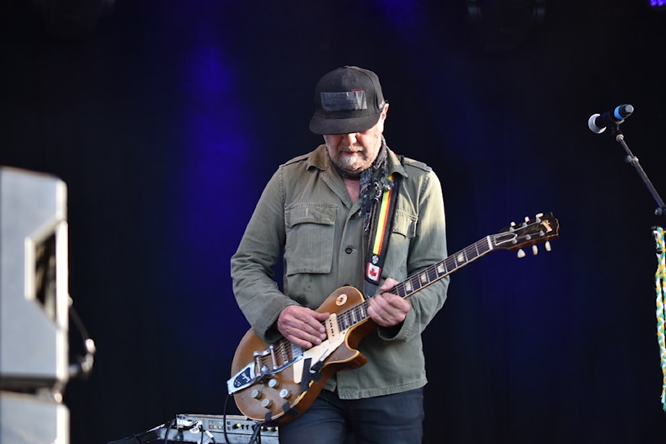 Daniel Lanois performs at the Concert Bowl Stage.