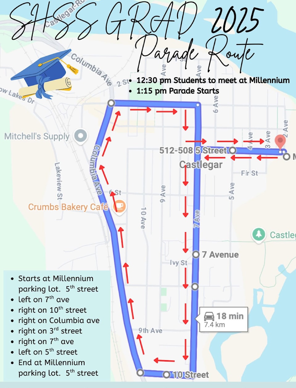 2025grad-parade-route