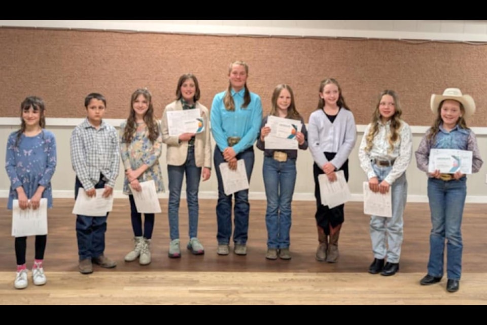 The regional 4-H speech competition took place in April.