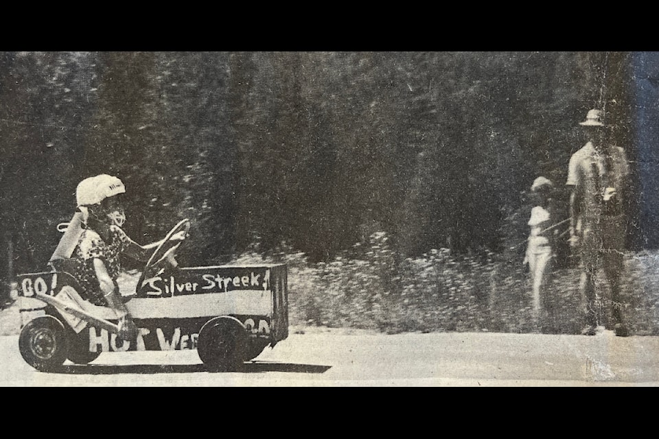 Soap Box Derby at Sunflower Fest 1975.