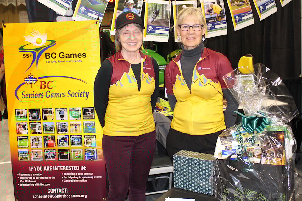 Representatives from the BC Seniors games were at the West Kootenay Trade Show.