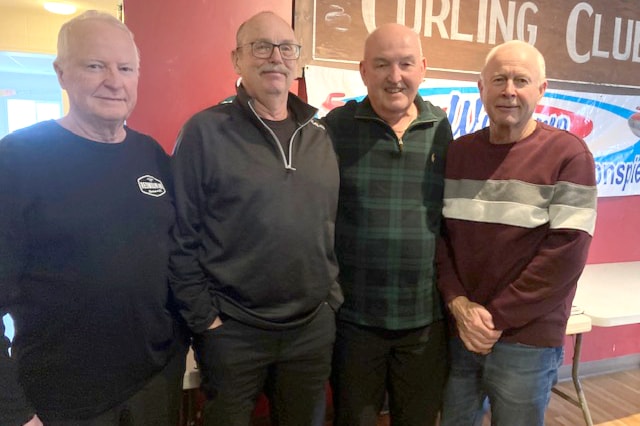 B Event winners Derrick Bouma, Pete Staff, Greg Bouma and Wayne Lee.