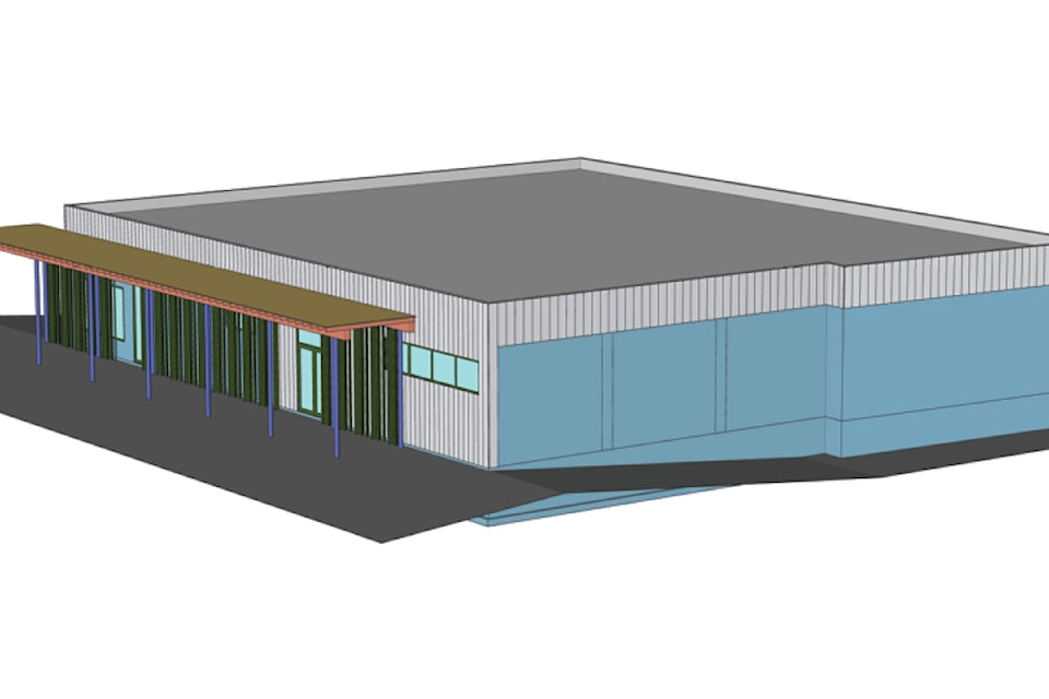 Drawings of the shelter planned for Castlegar.