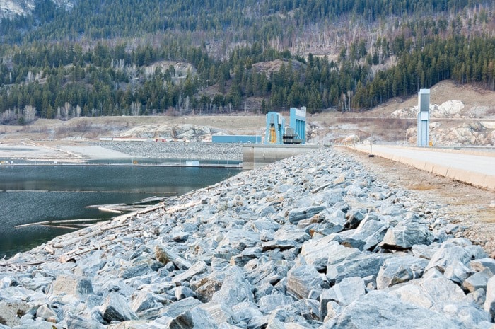 Keenleyside Dam near Castlegar, B.C. File Photo - March 10, 2013.