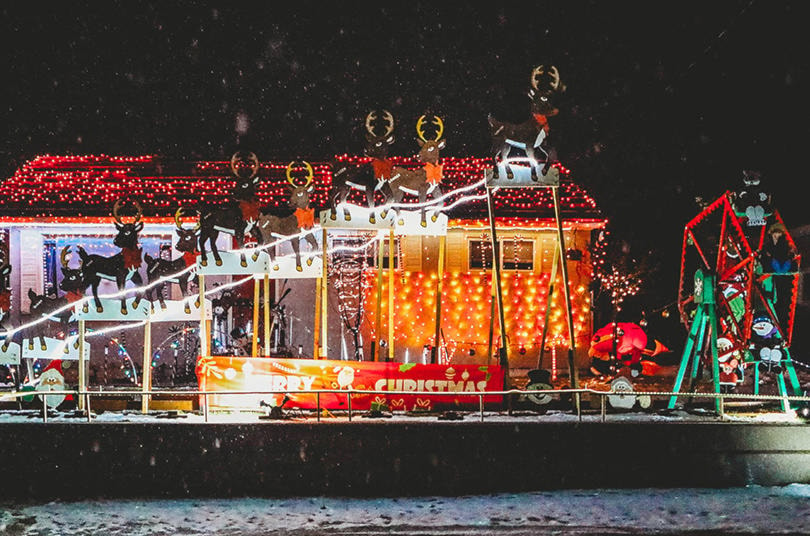 The winner in the Castlegar News, City of Castlegar Making Spirits Bright challenge was Stan Folster at 2620 4th Avenue. See the full story and more photos on page 12. Photo: Jennifer Small