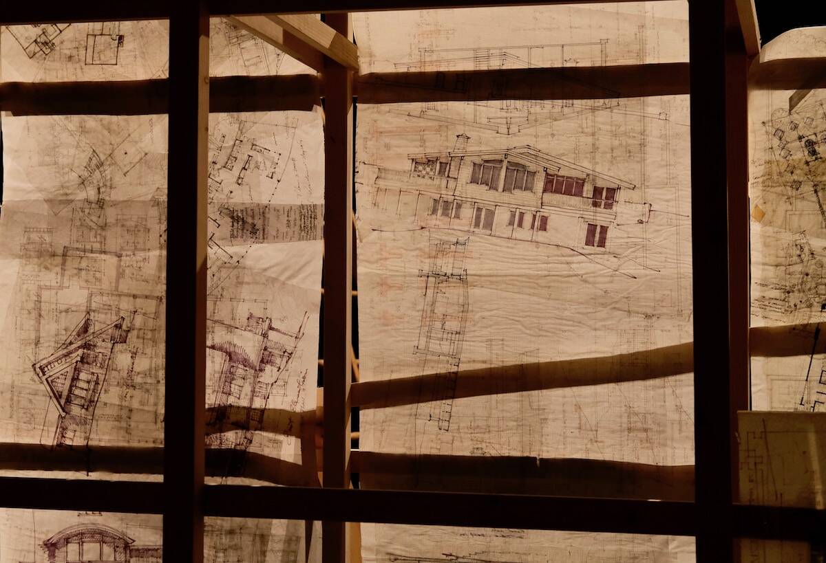 David Dobie continued using paper and pencil for his design work while most architects and designers moved to computerized design. Photo: Bill Metcalfe