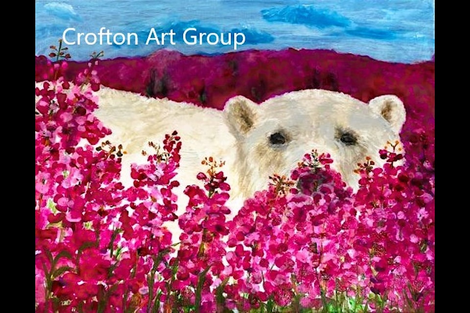 Work from the Crofton Art Group from a past monthly challenge.