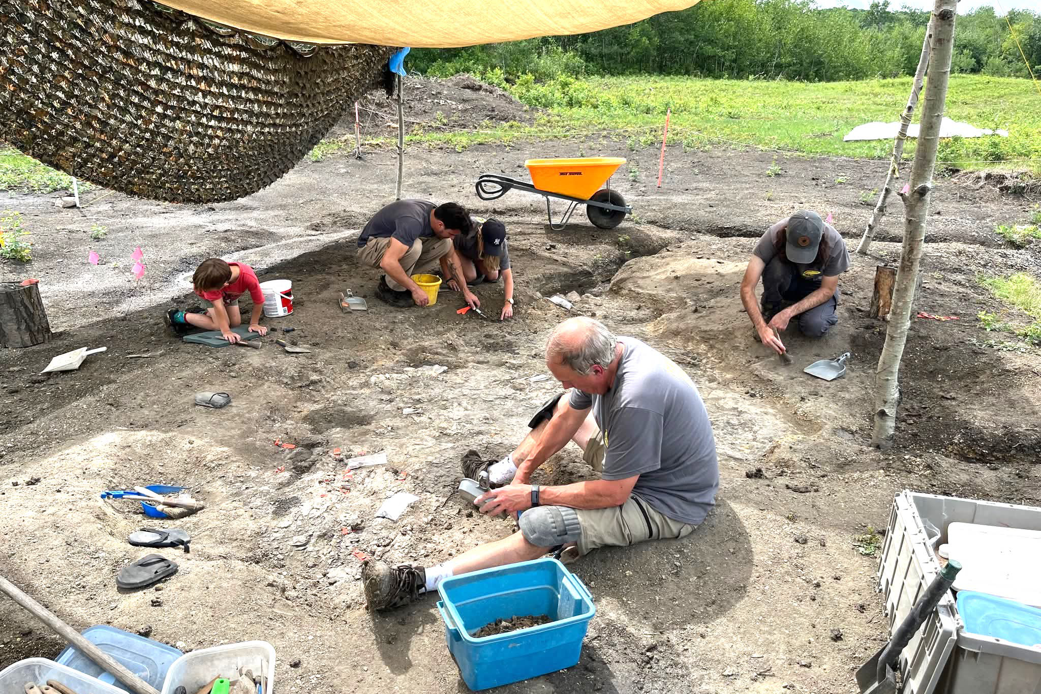 Saltair man digs up fossil dream on birthday trip