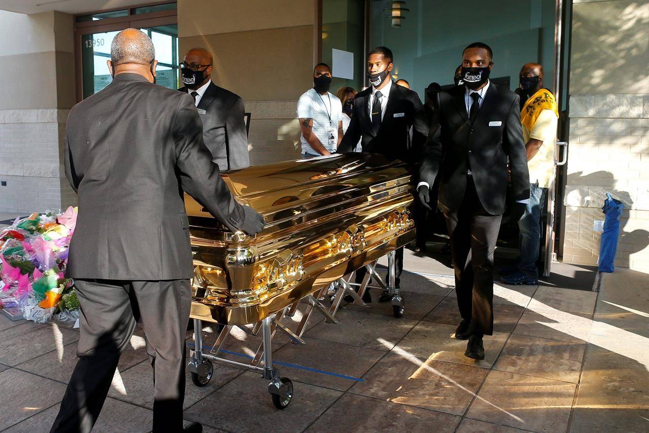 ‘He is going to change the world’: Hundreds attend funeral held for George Floyd