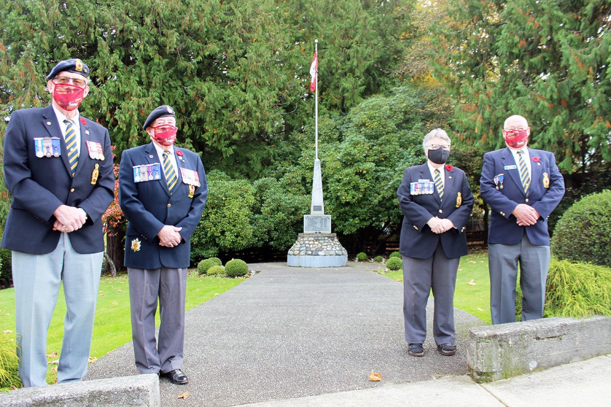 Remembrance Day ceremony a private service this year Chemainus Valley(02)