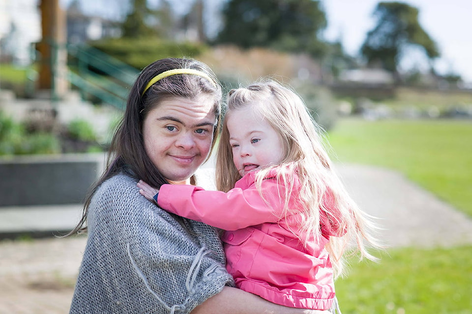 The objectives of the Vancouver Island Down Syndrome Society include peer support for parents and caregivers, as well as developing support services, projects, educational and employment opportunities for people with Down Syndrome. Photo supplied.