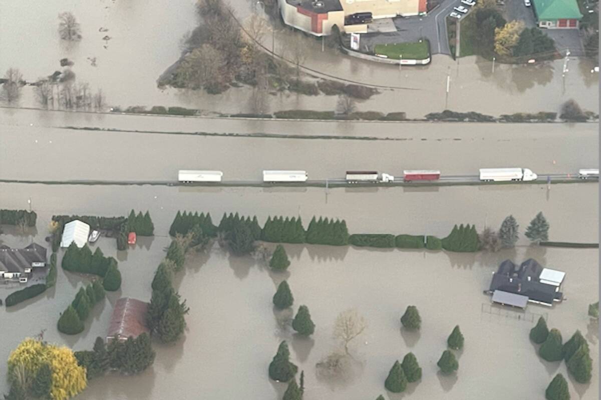 295 millimetres of rain: Abbotsford, Hope set precipitation records