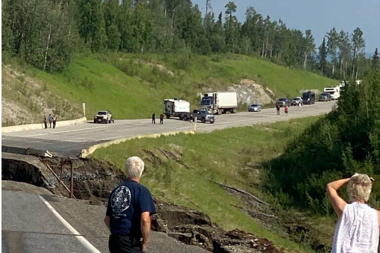 Alaska Highway reopens following Canada Day washout