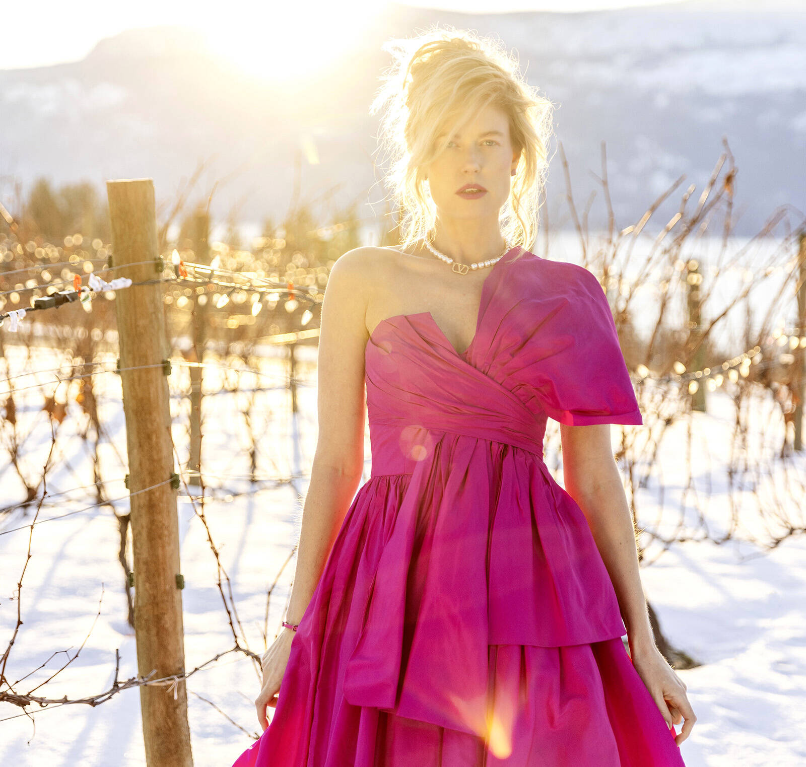 Pretty in pink…and a little blue