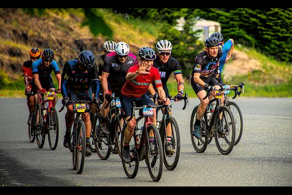 Cyclists enthusiasts of all levels rode in from all parts of the island, the mainland, and parts of the U.S. to take part in Canada’s first ever Belgian Waffle Ride at Duncan’s Cowichan Exhibition Park in May 2023. (Grant Stovel photo/Citizen file)
